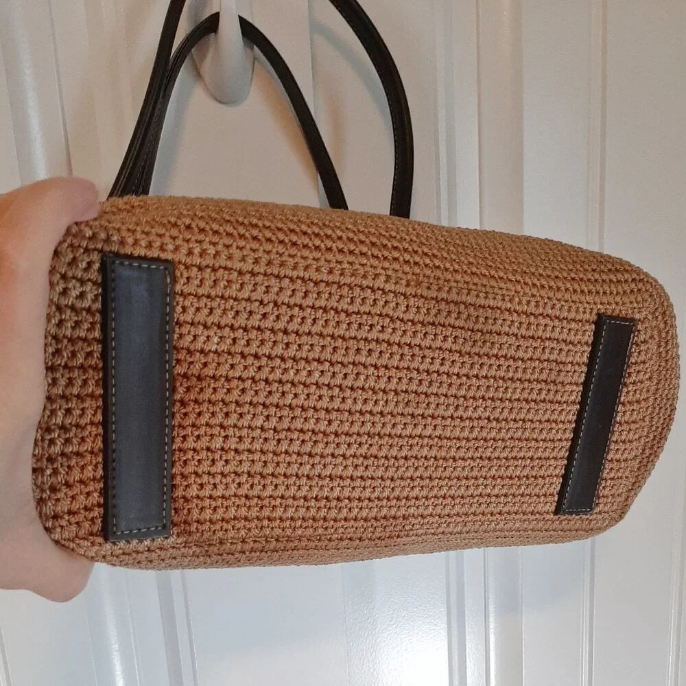 The Sak X Elliott Lucca Woven Nylon & Leather Trim Shoulder Bag